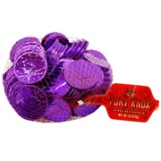 Fort Knox Purple Chocolate Coins
