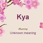 Kya