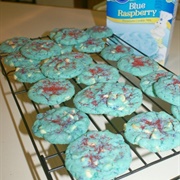 Blue Raspberry Cookie