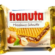 Hanuta Haselnuss-Schnitte