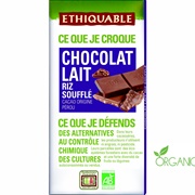 Ethiquable Chocolat Lait Riz Souffle