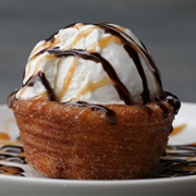 Churro Ice Cream Bowl