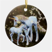 Baby Unicorn Ornament