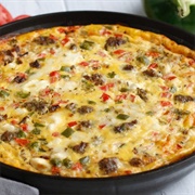 Sausage, Red Pepper, Potato Casserole