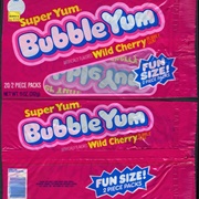 Bubble Yum Wild Cherry