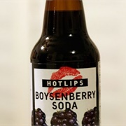 Hot Lips Boysenberry Soda