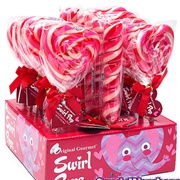 Original Gourmet Valentine's Swirl Pops
