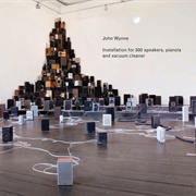 John Wynne Installation for 300 Speakers, Pianola and Vacuum Cleaner