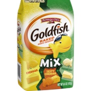 Goldfish Mix Cheddar +Zesty Cheddar + Parmesan