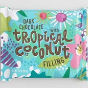 World Market Tropical Coconut Dark Chocolate Bar