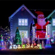 Avoid Driving Around to Look at Christmas Lights