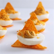 Nacho Deviled Eggs