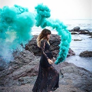 Use Colored Smoke Bombs