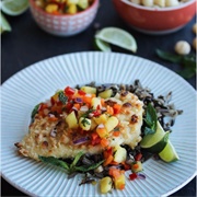 Macadamia Nut Crusted Chicken