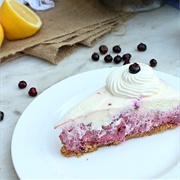 No Bake Saskatoon Cheesecake