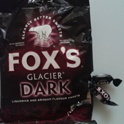 Fox's Glacier Dark Liquorice & Aniseed Sweets