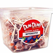 Dum Dums Butterscotch