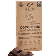 Jelina Cocoa Nibs Dark Chocolate Bar