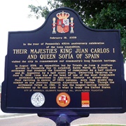 Their Majesties King Juan Carlos I and Queen Sofia of Spain Placard