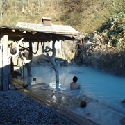 Hot Spring Bath in Japan