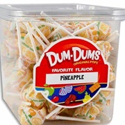 Dum Dums Pineapple