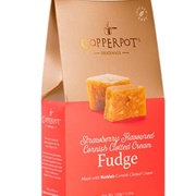 Copperpot Strawberry & Cornish Clotted Cream Fudge