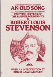 An Old Song (Robert Louis Stevenson)