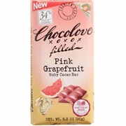 Chocolove Pink Grapefruit Ruby Cacao Bar