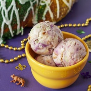 King Cake Ice Cream