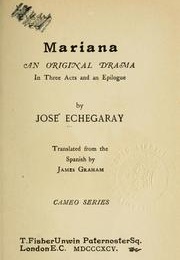 Mariana (José Echegaray)