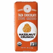 Taza Stone Ground Hazelnut Crunch Chocolate Bar