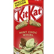 Kit Kat Mint Choc Whirl