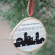 O, Little Town of Bethlehem Ornament