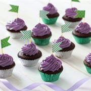 Zucchini Cupcakes With Saskatoon Frosting