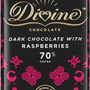 Divine Raspberries 70% Dark Chocolate