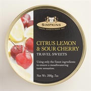 Simpkins Citrus Lemon & Sour Cherry Travel Sweets