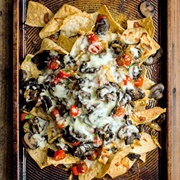Chipotle Mushroom Nachos