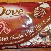 Dove Milk Chocolate &amp; Red Velvet Swirl Hearts