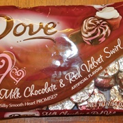 Dove Milk Chocolate & Red Velvet Swirl Hearts