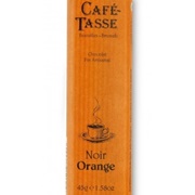 Cafe-Tasse Chocolat Noir Et Zestes D'Orange