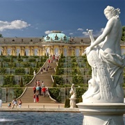 Sanssouci Palace in Potsdam, Berlin