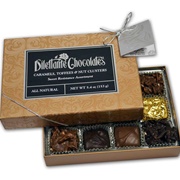 Dilettante Chocolates Caramels, Toffees & Nut Clusters