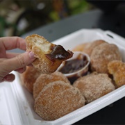Fried Biscuits With Apple Butter