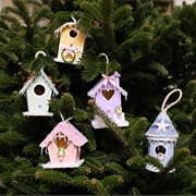 Bird House Ornament
