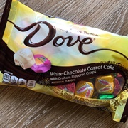 Dove Easter White Chocolate Carrot Cake