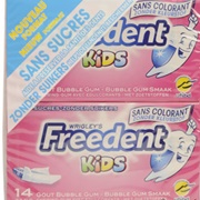 Wrigley's Freedent Kids Bubble Gum