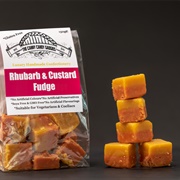Rhubarb & Custard Fudge