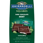 Ghirardelli Squares Dark Chocolate Mint