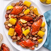 Low Country Boil With Blue Crab