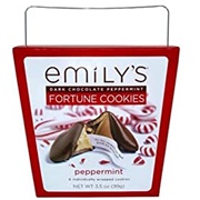 Emily's Dark Chocolate Peppermint Fortune Cookies